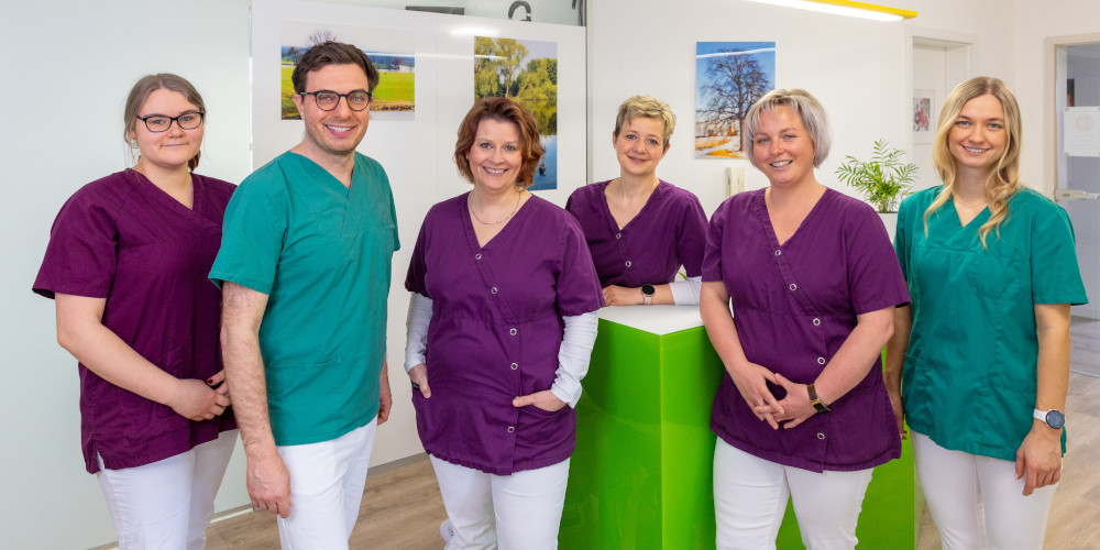 Das Team der Zahnarztpraxis Wurzen OT Burkartshain